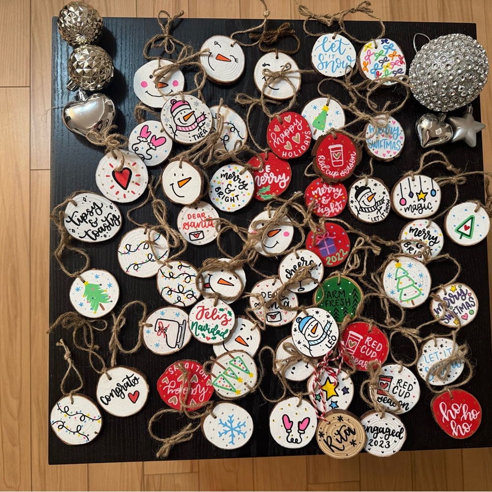 Christmas 🎄 tree ornaments.